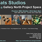 Gallery North Cullercoats Studios Exhibition Flyer